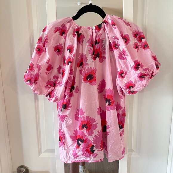 Anthropologie Banjanan Santos Blouse Size Medium Color Pink - Picture 6 of 8